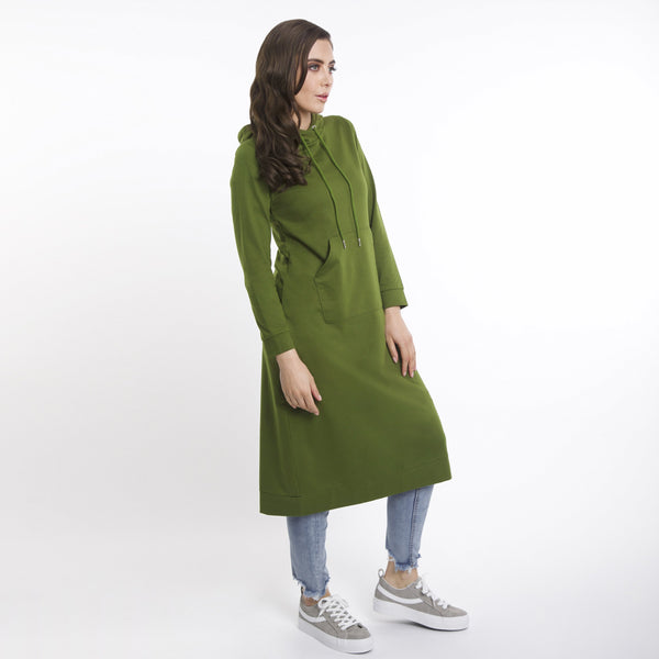 Hiba Midi Hoodie - Anaya Clothing
