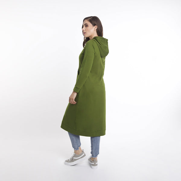 Hiba Midi Hoodie - Anaya Clothing