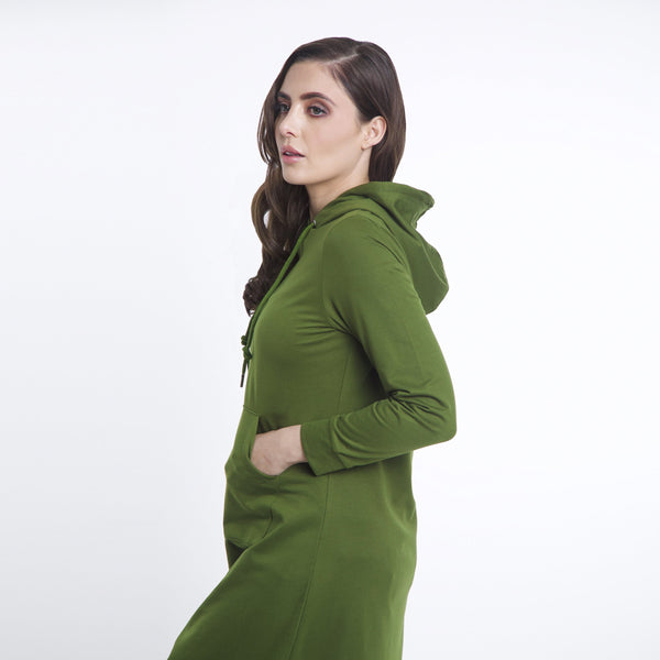 Hiba Midi Hoodie - Anaya Clothing