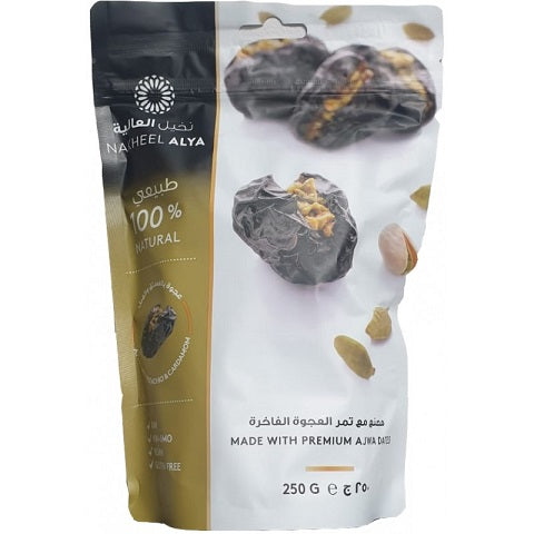 Nakheel Alya Dates Ajwa With Pistachio & Cardamom 250g