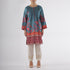 Oaks Teal Lawn Printed Kurti - Anaya Clothing