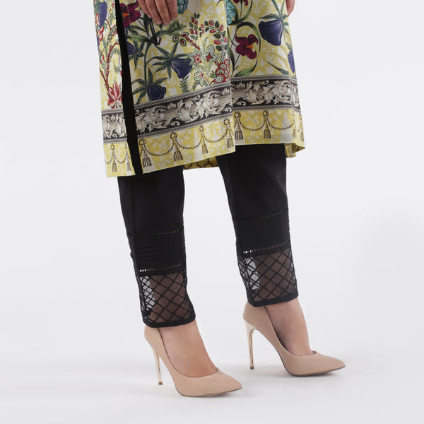 Oaks Lemon Green Printed Kurti - Anaya Clothing