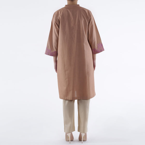 Oaks Printed Pink Kurta - Anaya Clothing