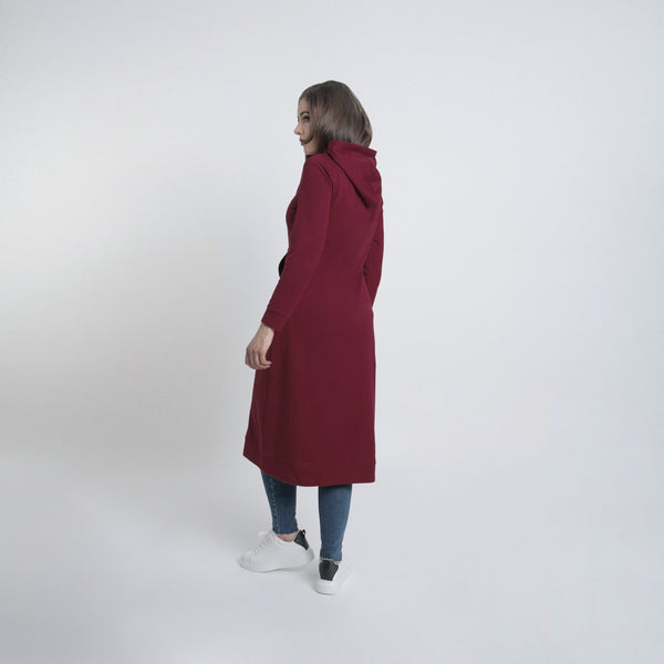 Hiba Midi Hoodie - Anaya Clothing