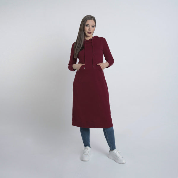 Hiba Midi Hoodie - Anaya Clothing
