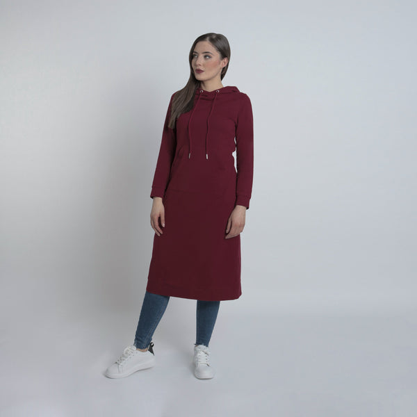 Hiba Midi Hoodie - Anaya Clothing