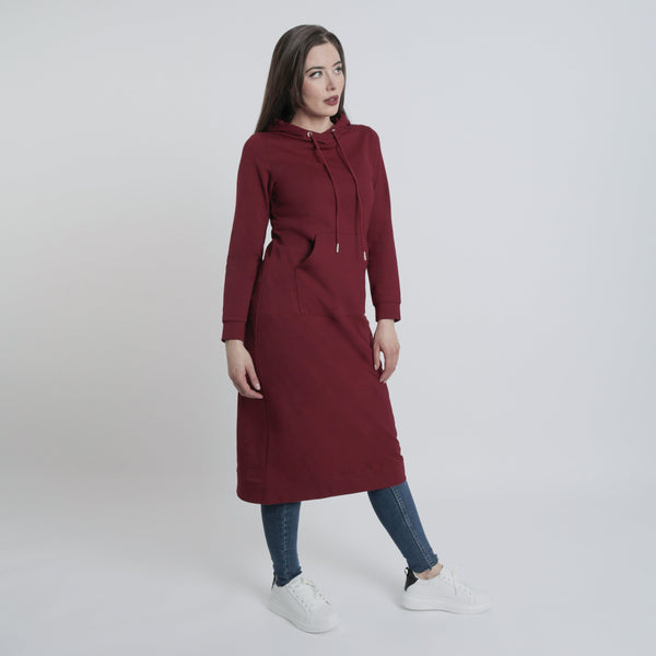 Hiba Midi Hoodie - Anaya Clothing