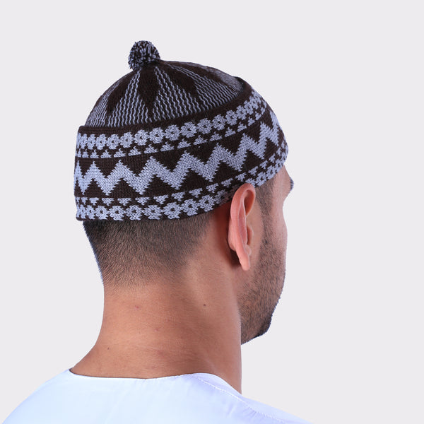 Haji Topi Woven Prayer Hat