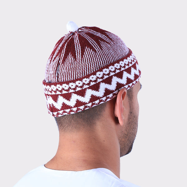 Haji Topi Woven Prayer Hat