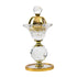Luxury Crystal Glass Gold Ornament Incense Bukhoor Burner (BF1239C)