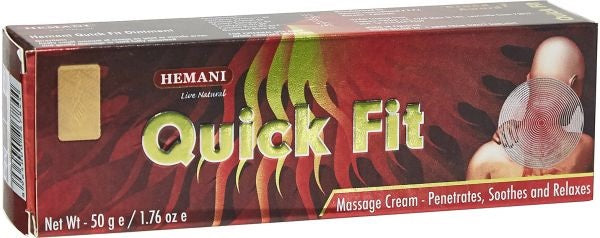 Hemani Quick Fit Massage Cream 50g Living Islam 7106