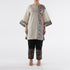 Oaks Off-White Jacquard Printed Kurti - Anaya Clothing