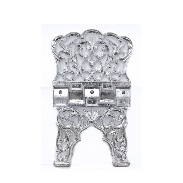 Small Chrome Silver Plastic Quran Stand - Rehal