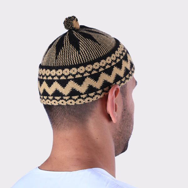 Haji Topi Woven Prayer Hat